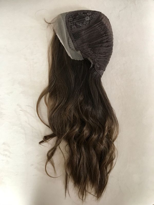 24" Omber Micro Curly Lace Front Wig