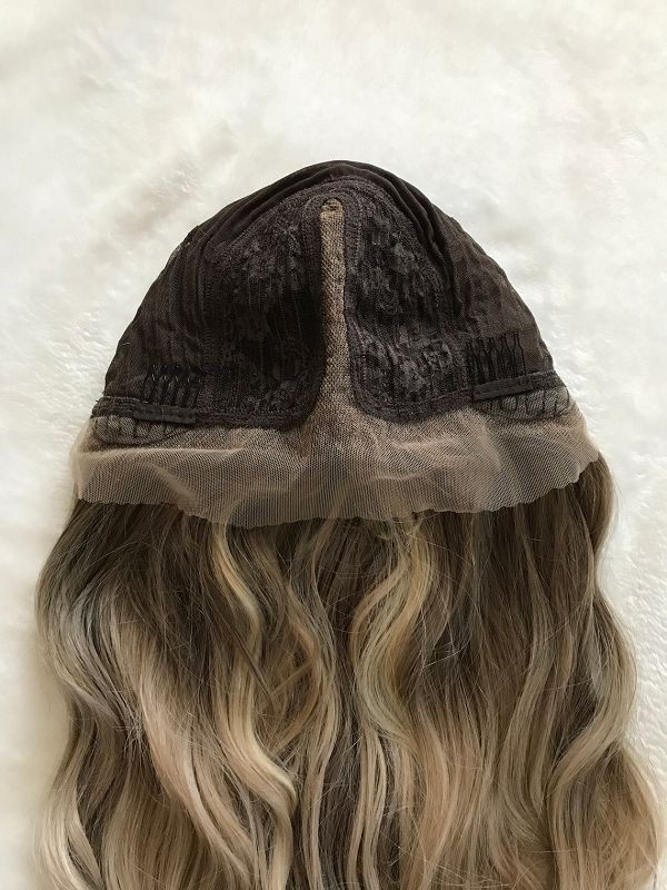 24" Highlight Blonde Curly Lace Front Wig