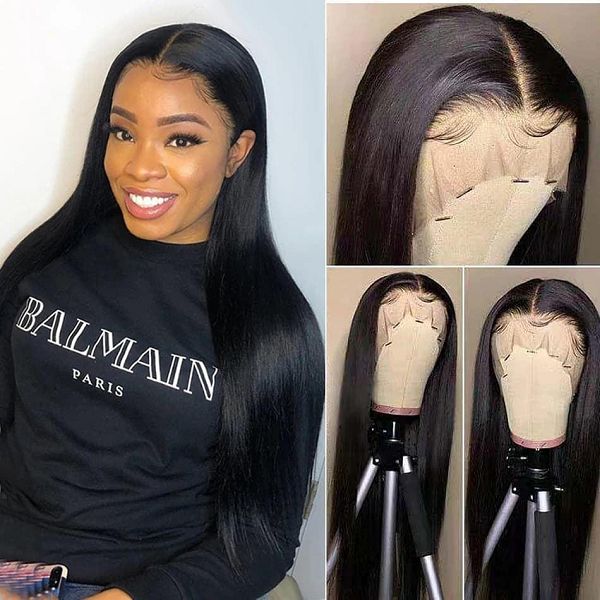 13*4 Invisible Lace Frontal Straight Hair