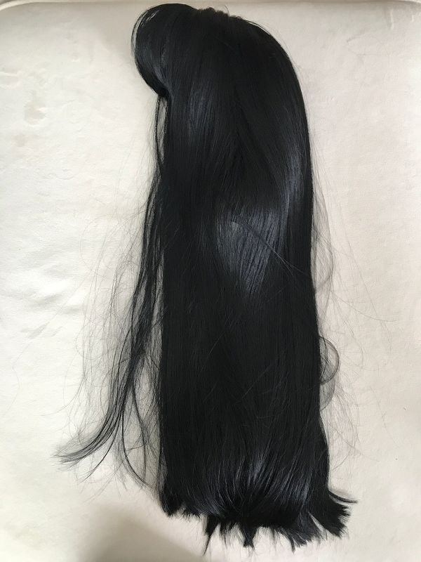 22” Long Straight Wig With Bangs