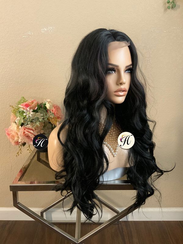 26" Long Curly Small Lace Front Wig