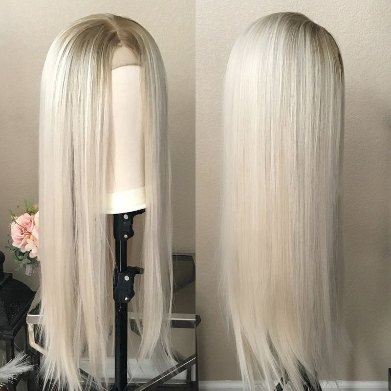28" Straight Long Lace Front Wig