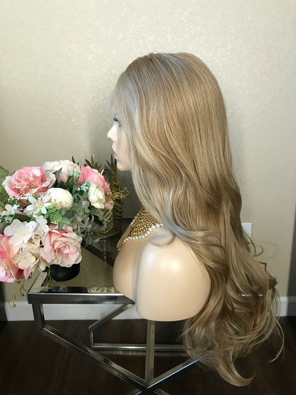 28" Curly Long Lace Front Wig