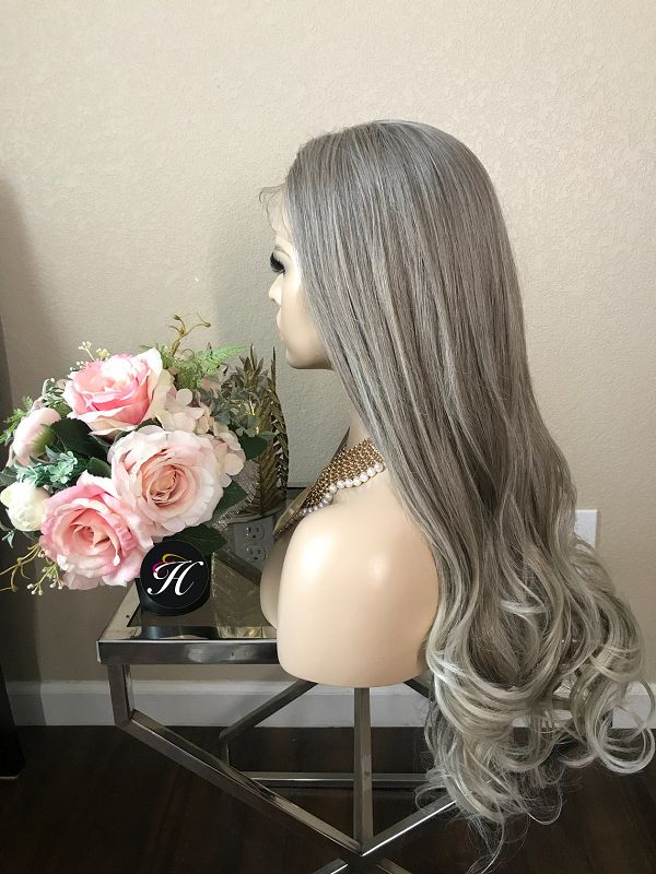 24" Tail Curl Lace Front Wig