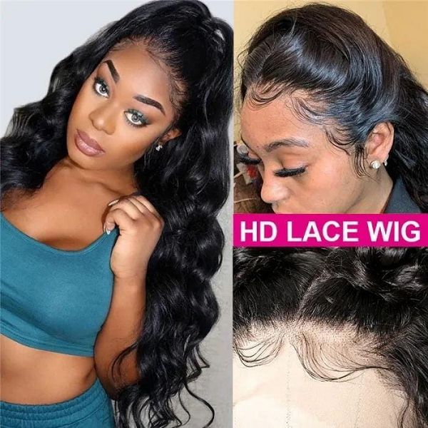 5*5 HD Invisible Lace Closure Body Wave Wigs