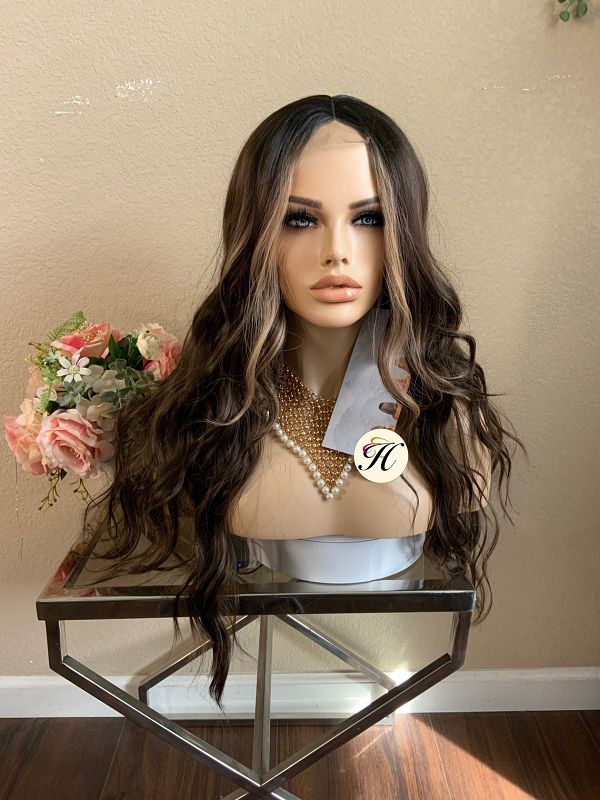 26" Curly Long Lace Front Wig