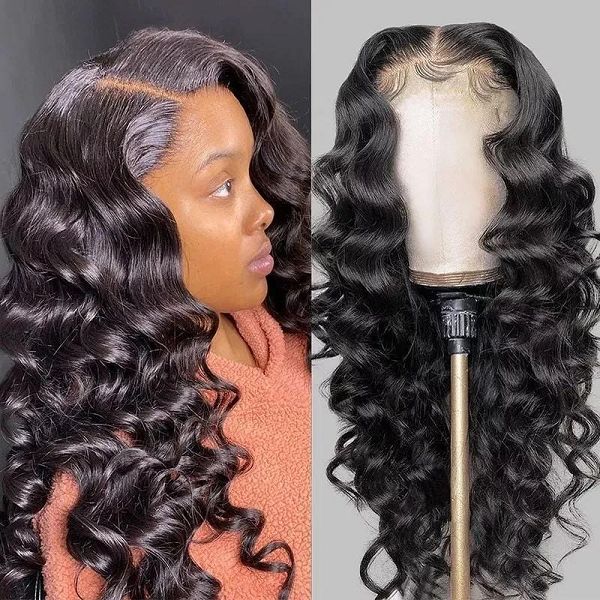 13*4 Loose Wave Lace Front Big Heatless Curls