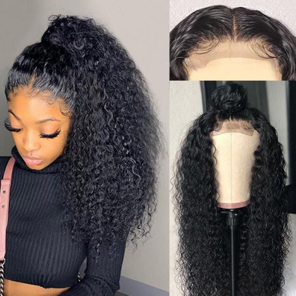 Curly Hair Lace Part Wigs