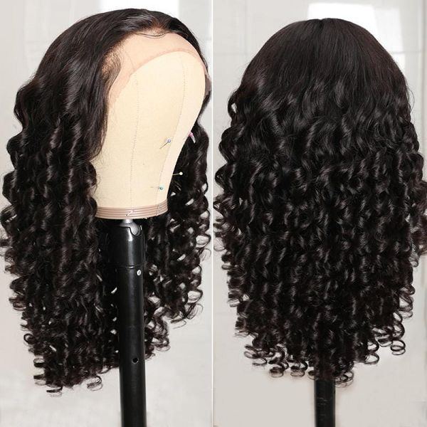 13*4 Lace Front Fumi Bouncy Curly Bleached Knots