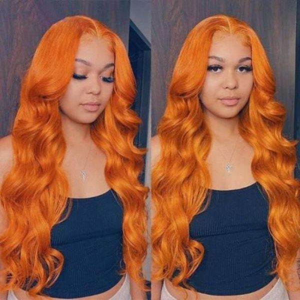 Ginger Orange Colored Body Wave