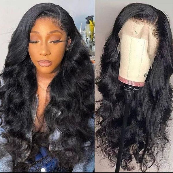 Hair 9A Transparent Lace Wig Body Wave Lace Frontal
