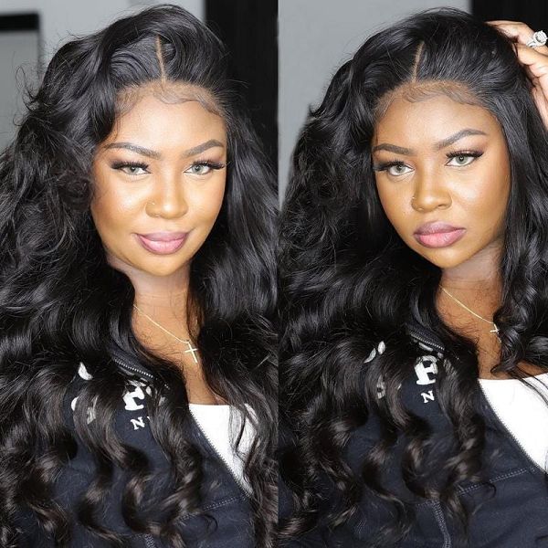 Hair 9A Transparent Lace Wig Body Wave Lace Frontal