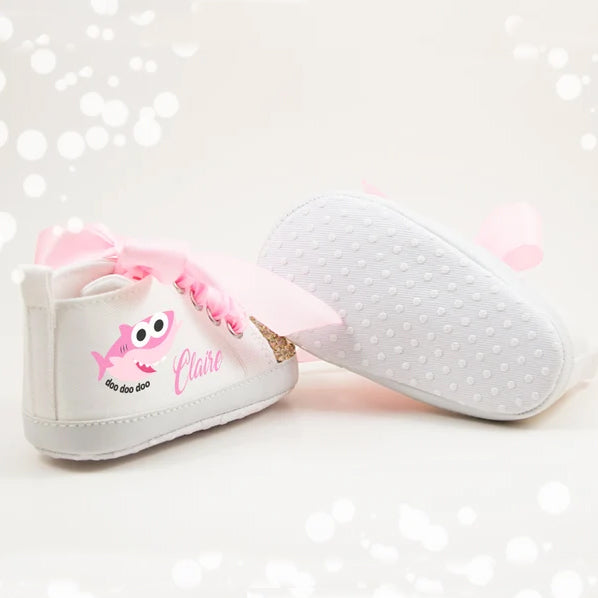 Personalized Baby Shark Girl Shoes
