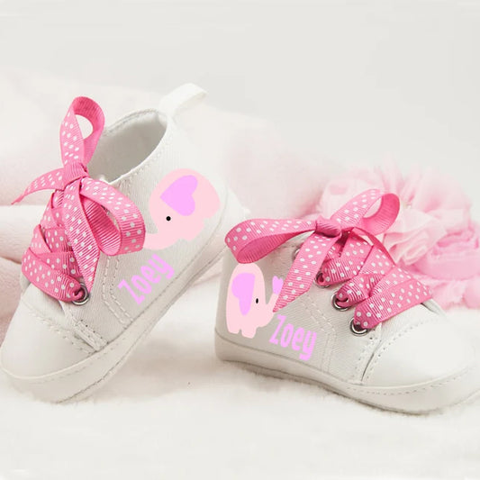 Personalized Elephant Baby Shoes Gift