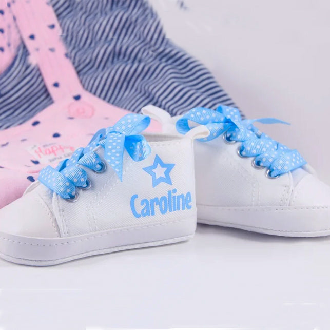 Personalized Star Baby Shoes Gift
