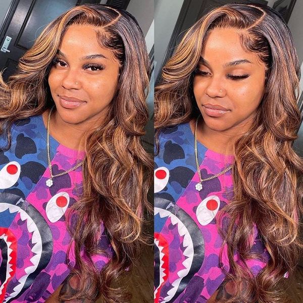 Precolored Ombre Balayage Highlight Body Wave