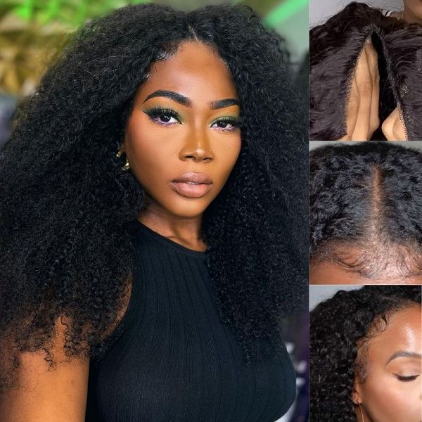 YTber Recommend 4c Kinky Curly Vpart Wigs