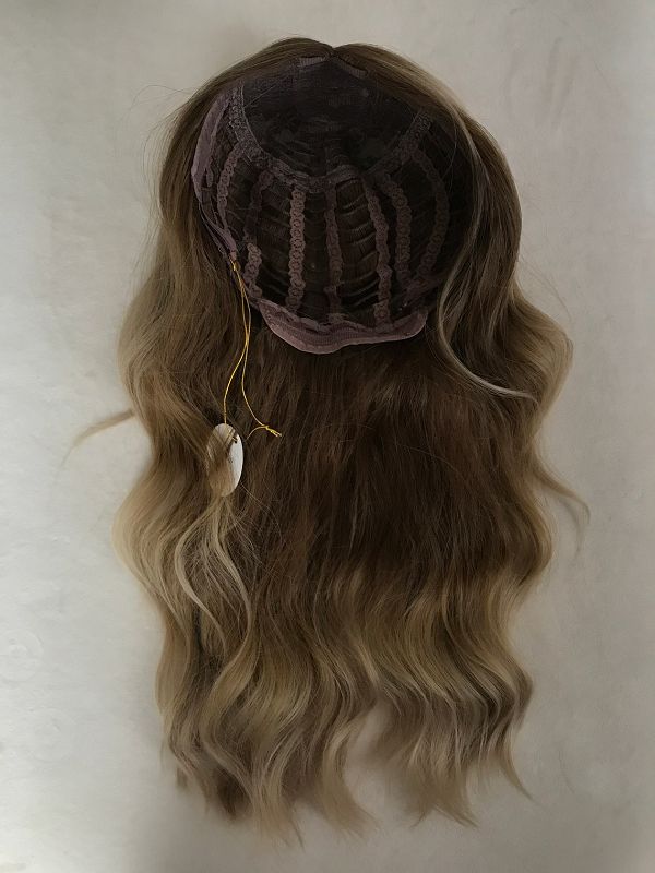 22" Omber Mixed Color Curly Wig
