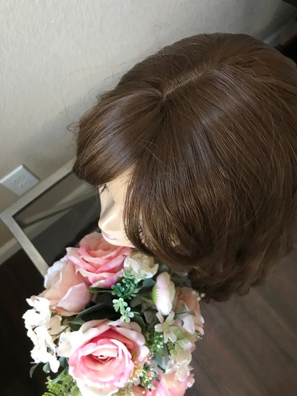 30" Long Curly Wig With Bangs