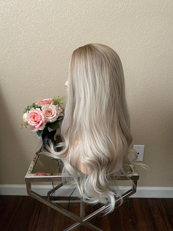 26" Blonde Long Wavy Wig